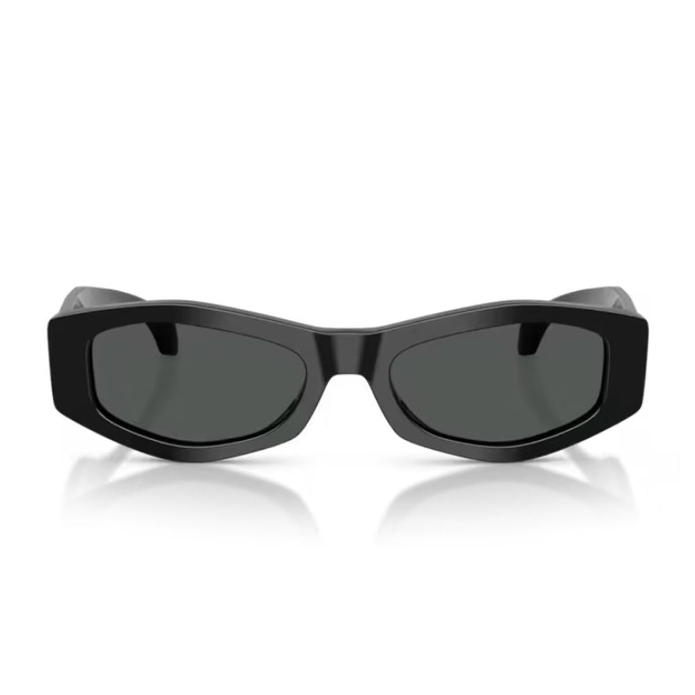 Versace 0Ve4487u Signature Geometric Black Acetate Sunglasses
