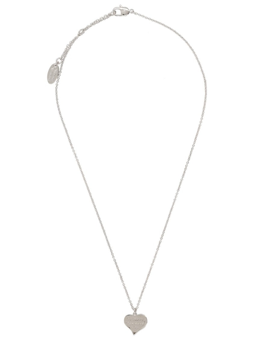 Vivienne Westwood Gold Petra Heart Pendant Necklace Jewelry