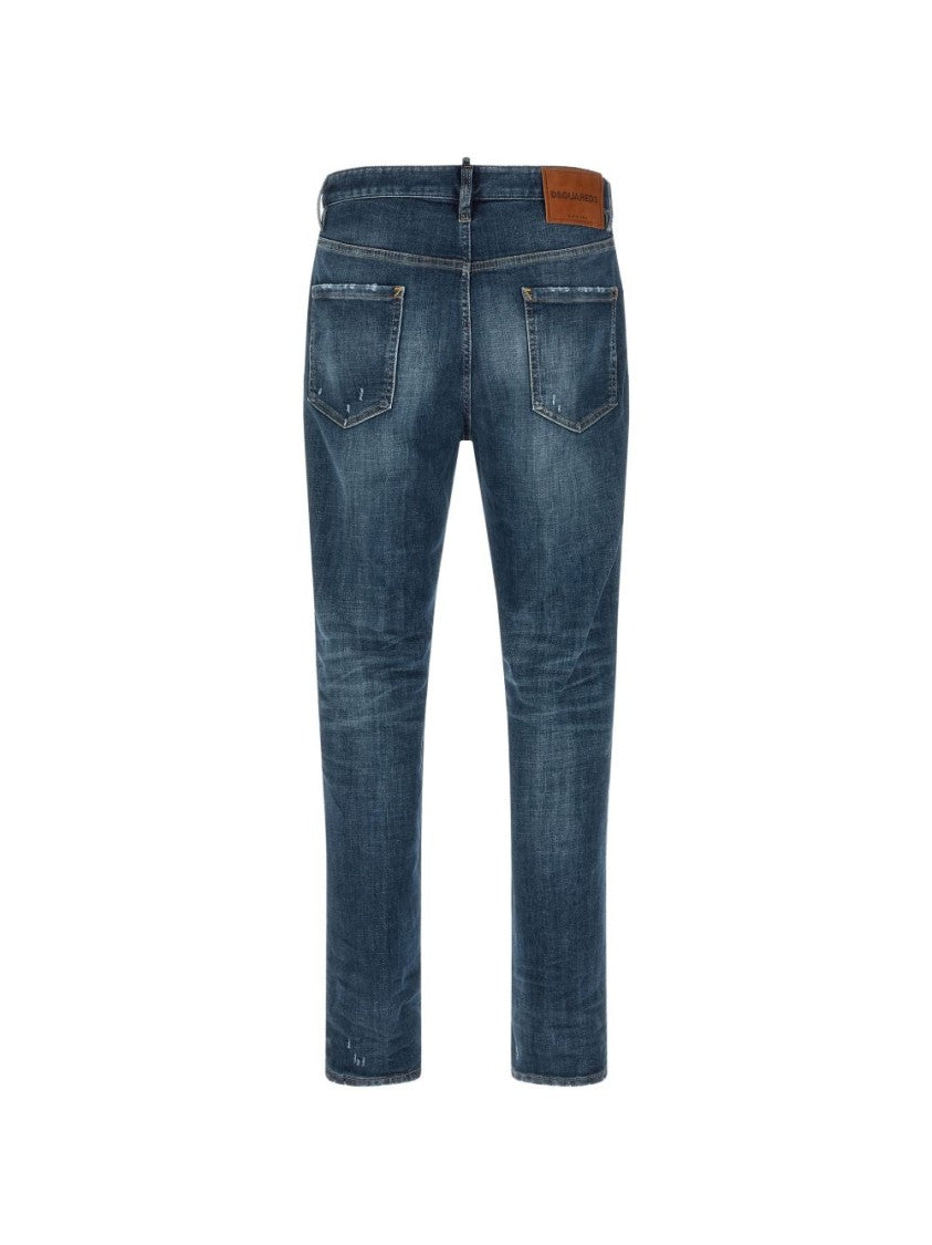 Dsquared2 Slim Fit Distressed Denim Jeans