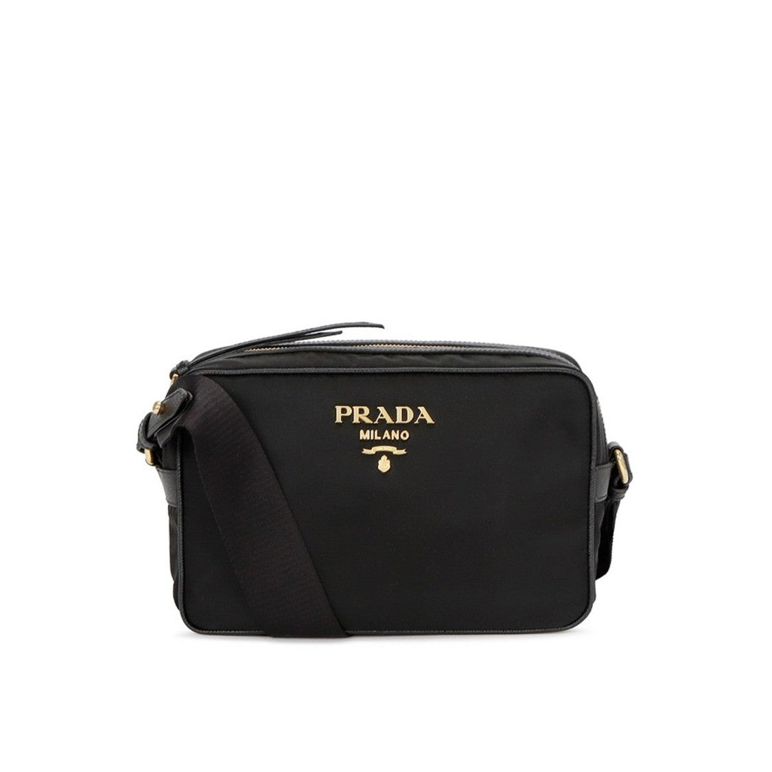 Prada Nylon Camera Bag With Leather Detailing