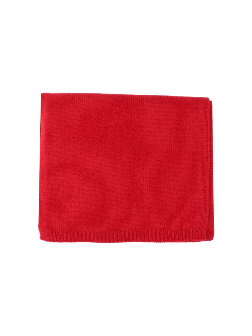 Studio Nicholson Rich Red Scarf With Smooth Texture And Versatile Design
