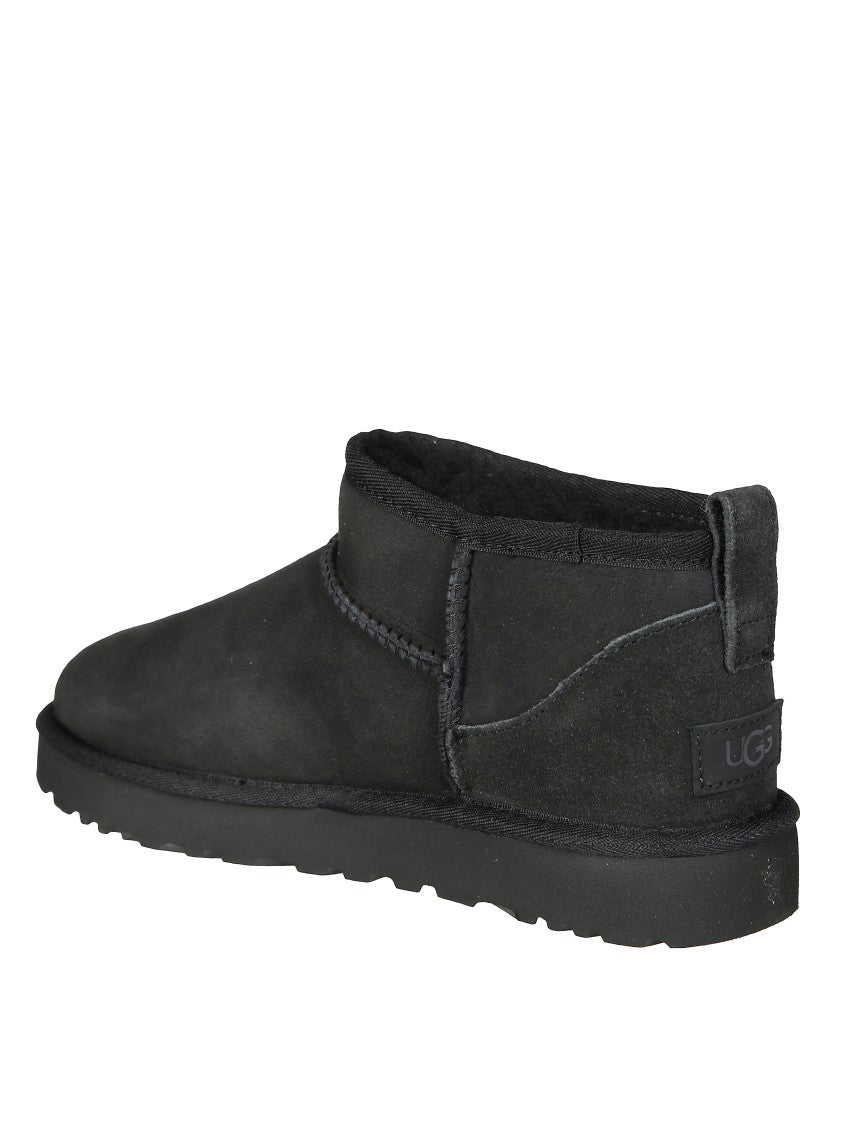 Ugg W Classic Ultra Mini Low-Cut Slip-On Suede Boots
