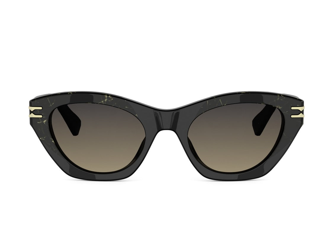 Bulgari Black Bv40099i Oversized Gradient Cat-Eye Sunglasses