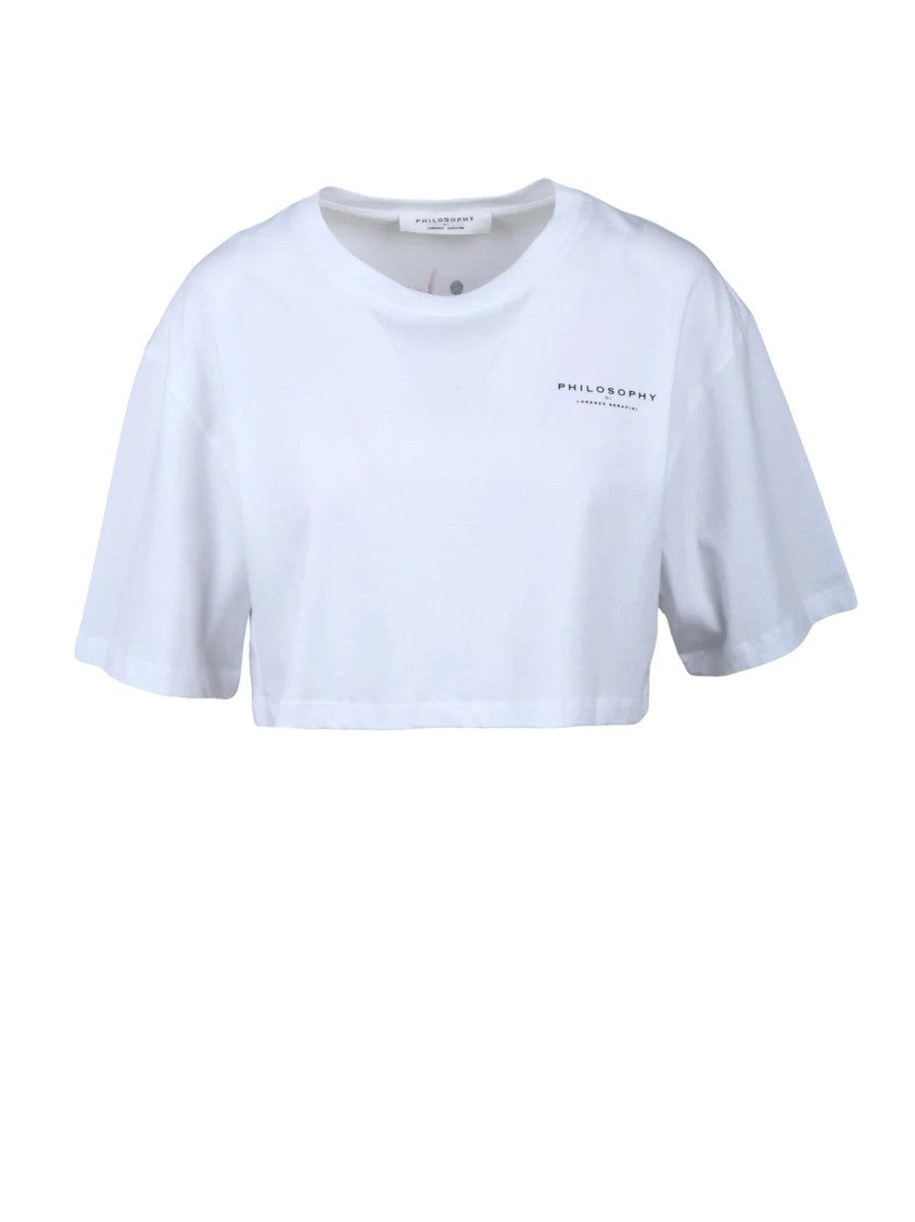 Philosophy Di Lorenzo Serafini White Cotton T-Shirt
