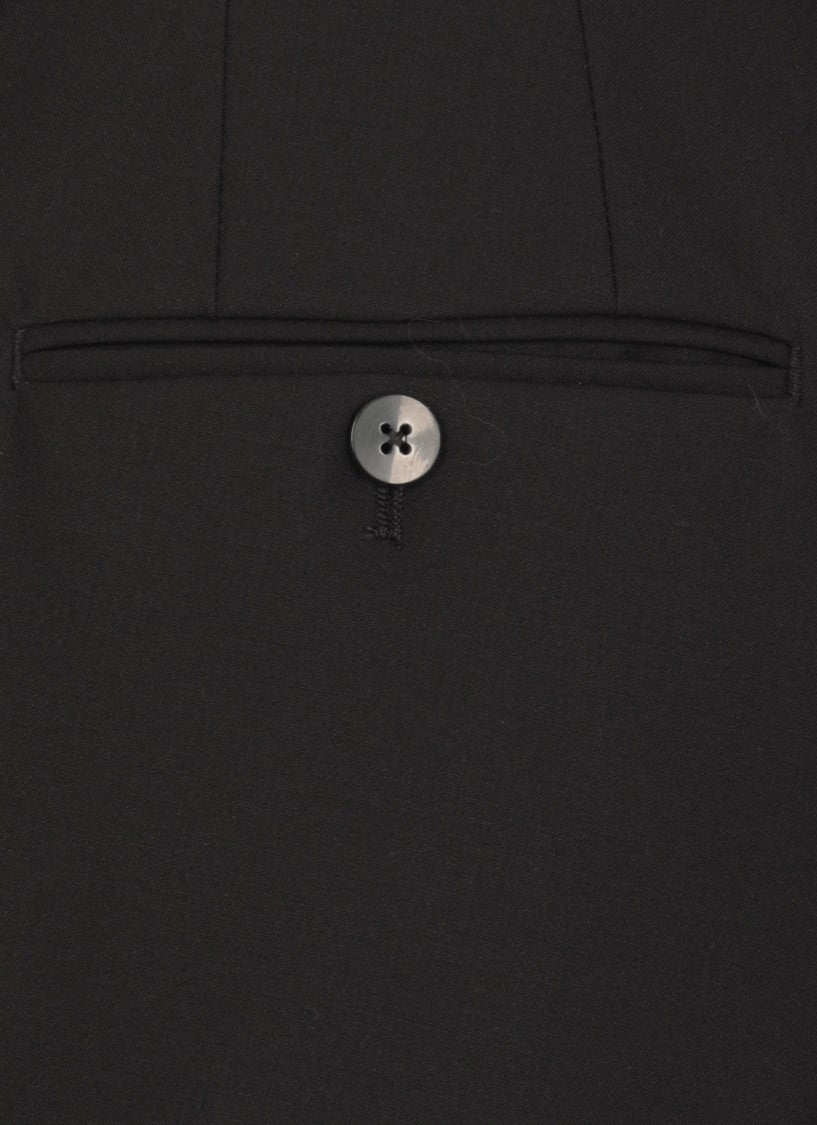 Caruso Black Caruso Wool Suit