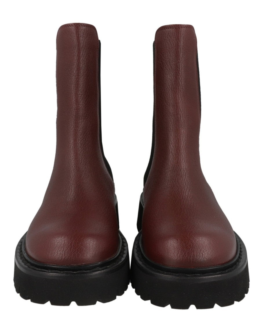 Ferragamo Leather Chelsea Boots