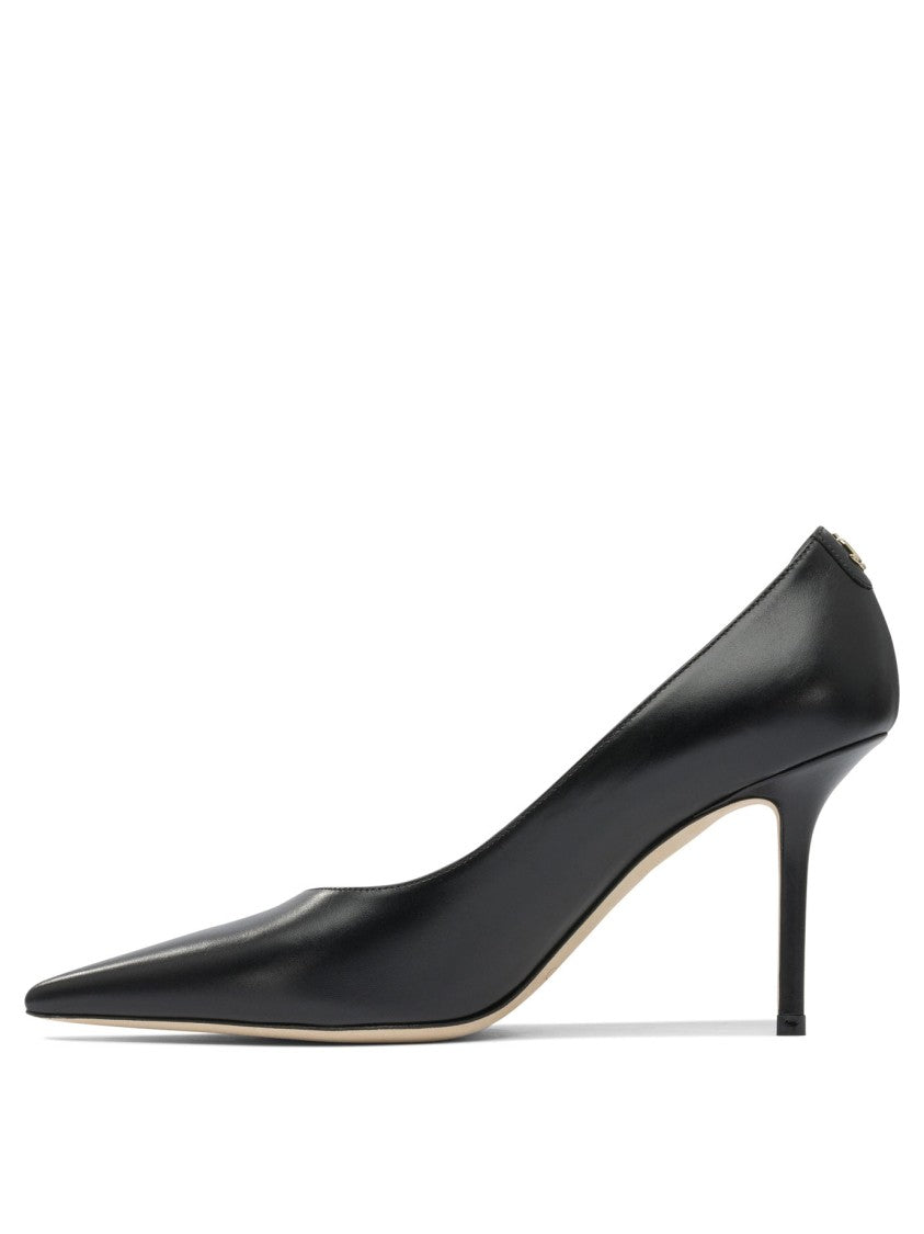 Jimmy Choo Pointed Toe Pumps With Mid-Height Stiletto