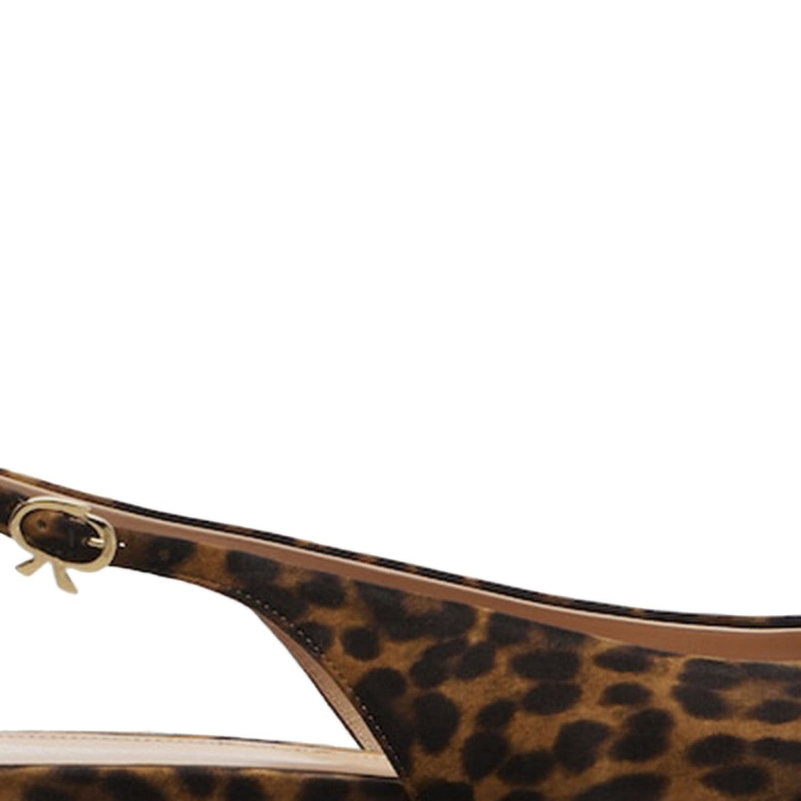 Gianvito Rossi Suede Slingback Flats