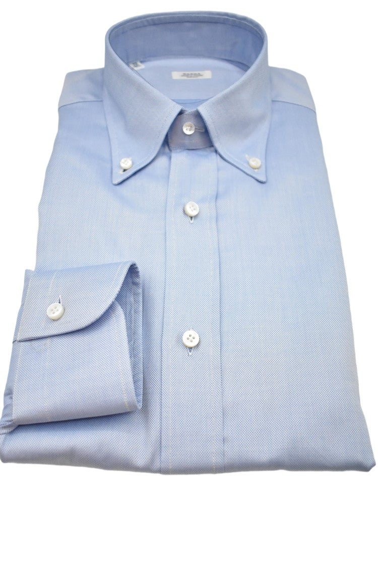 Barba Blue Soft Luxurious Cotton Classic Shirt