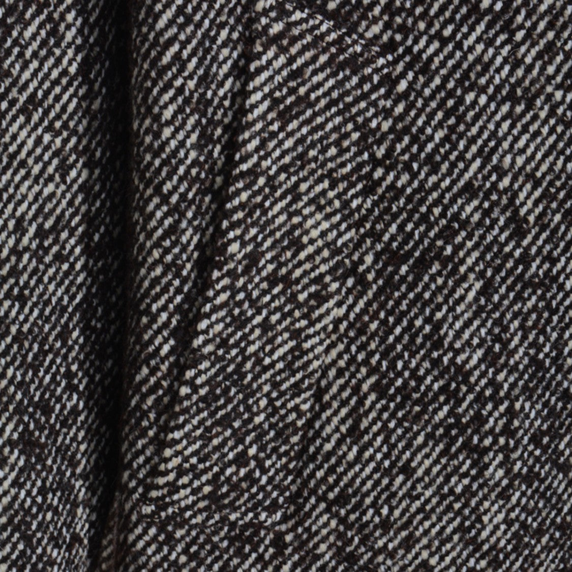 Nn.07 Tailored Grey Herringbone Coat With Pointed Collar
