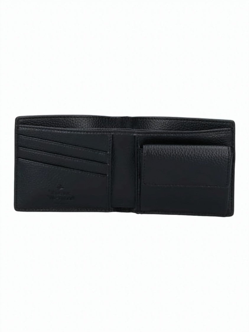 Vivienne Westwood Textured Polyurethane Bifold Wallet