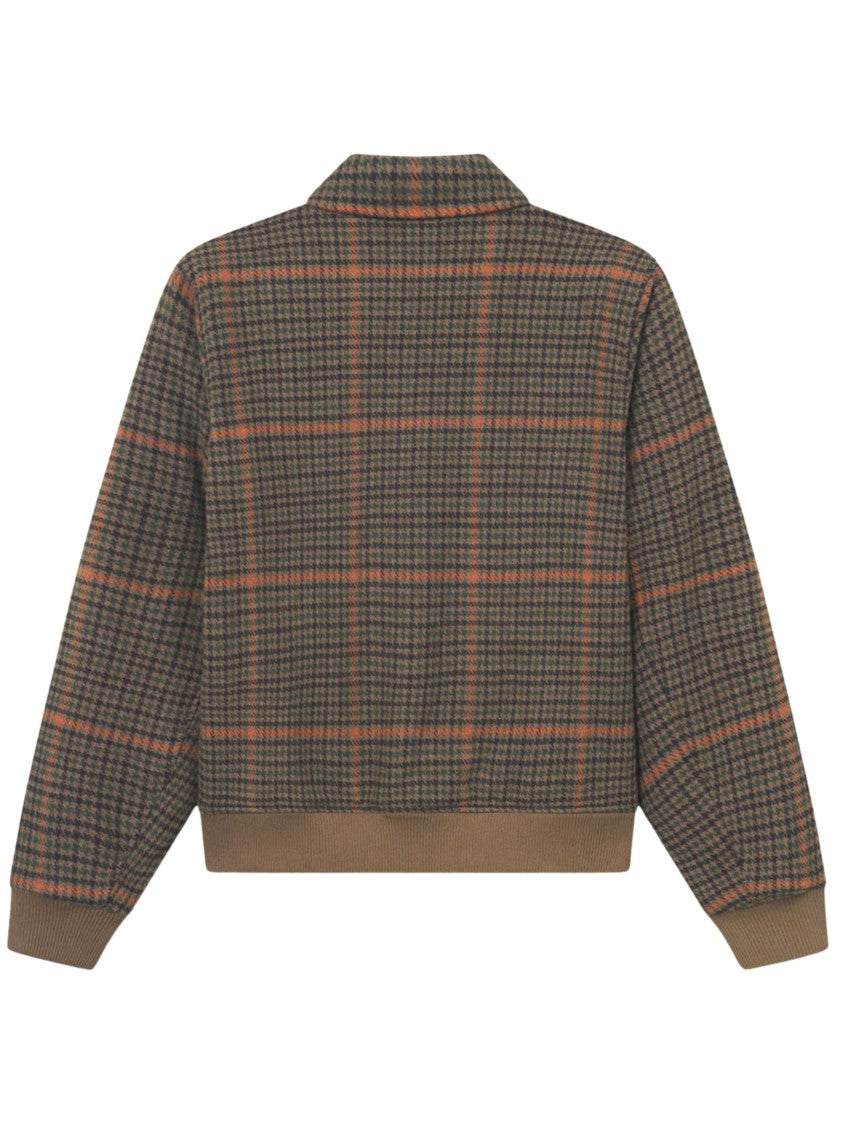 Les Deux Houndstooth Varsity Jacket