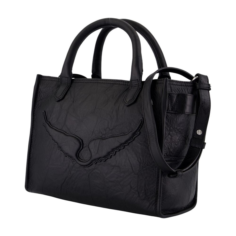 Zadig & Voltaire Angel Xs Shopper Bag - Leather - Black