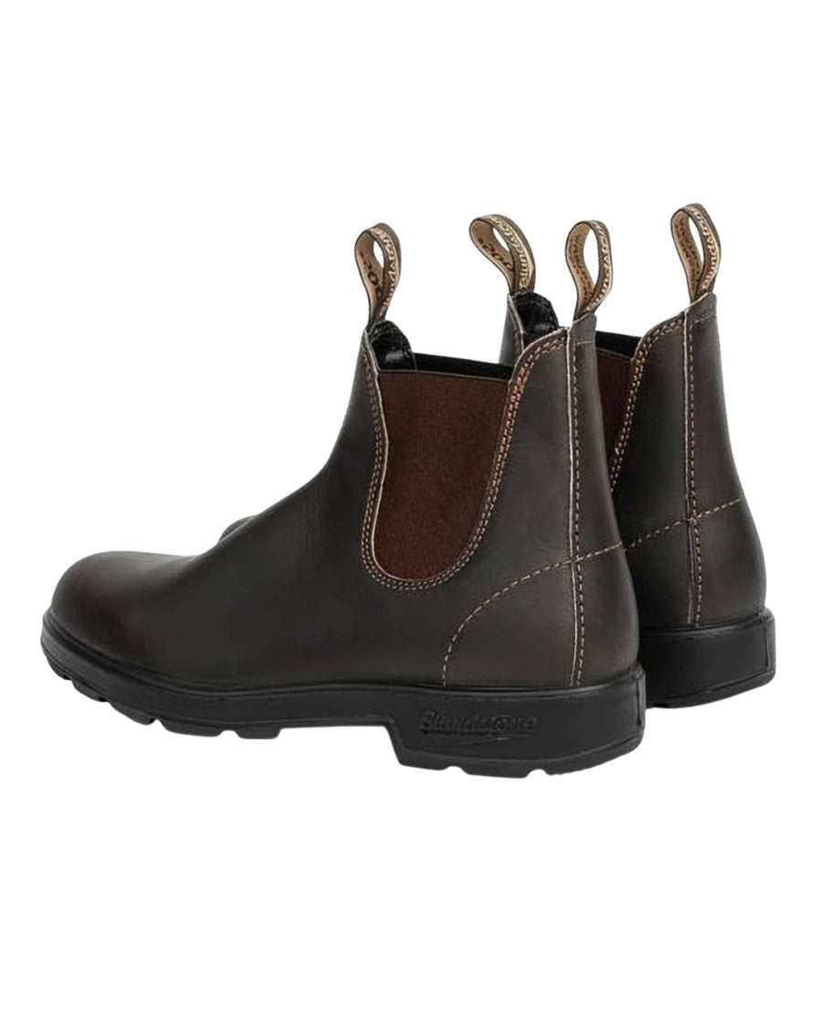 Blundstone Brown Cowhide Leather Ankle Boots