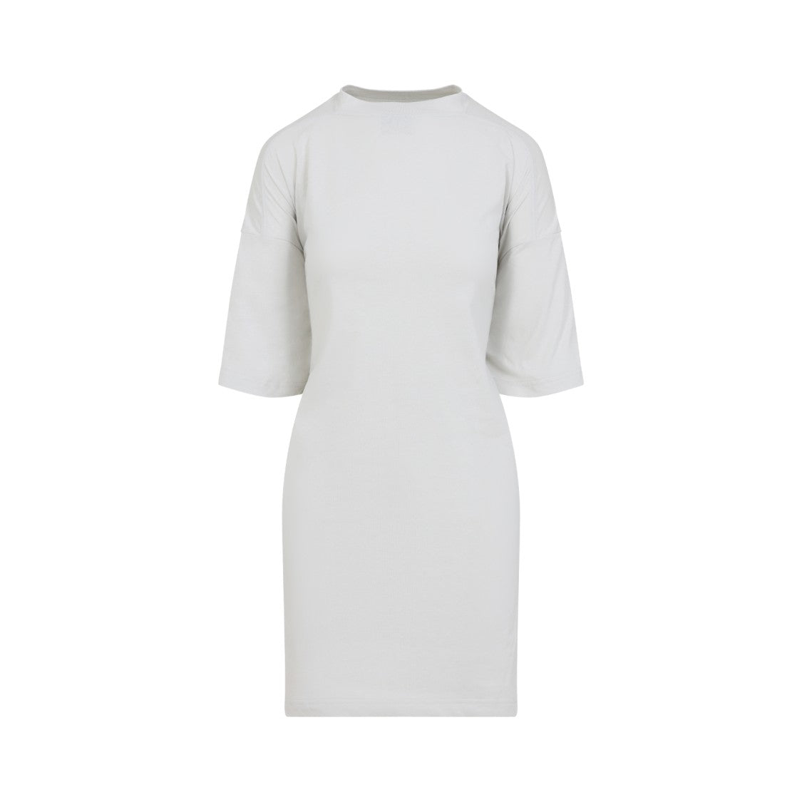 Balenciaga Semi Fitted White Cotton Mini Dress