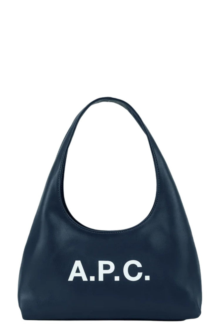 A.P.C. Blue Baby Ninon Polyurethane Shoulder Bag