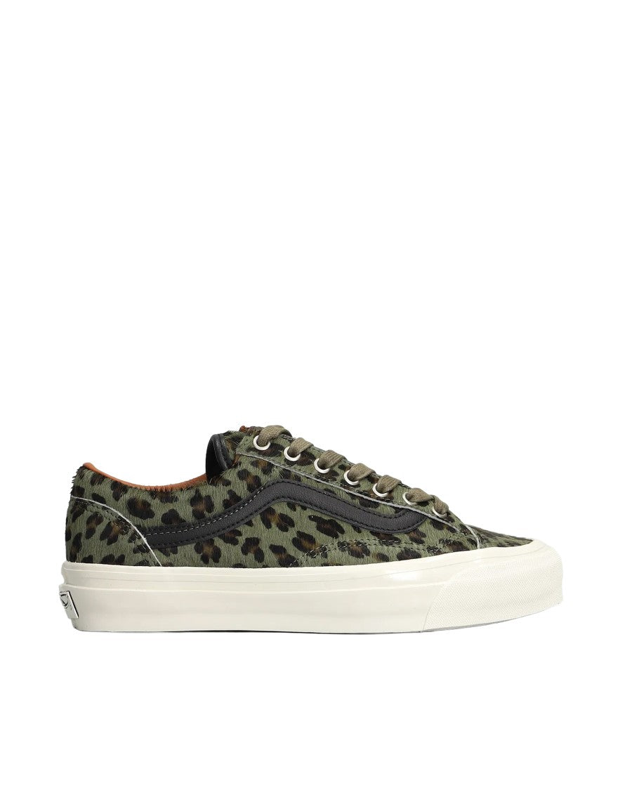 Vans Lx Old Skool 36 Cheetah Olive Sneakers