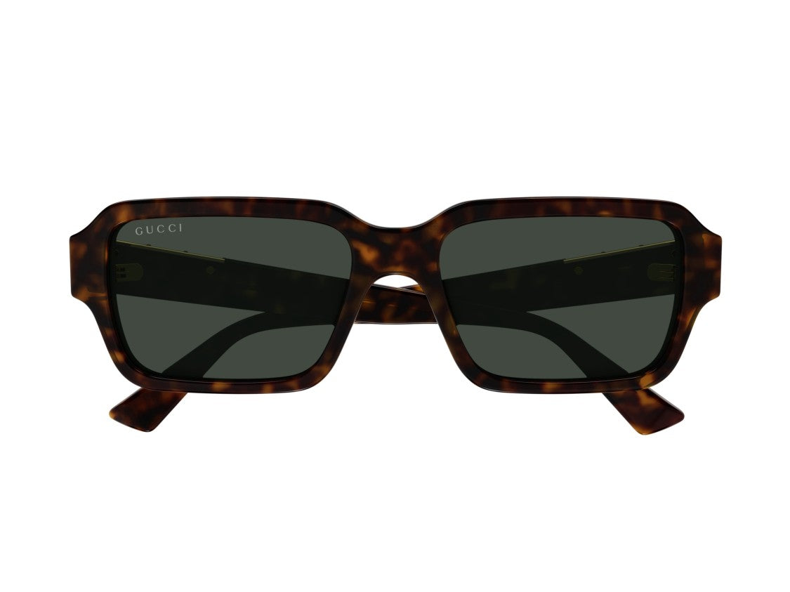 Gucci Gg1887s Enamel Tortoiseshell Oversized Square Sunglasses