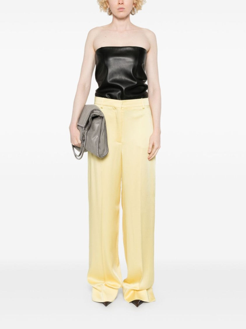 Sportmax Gathered Bandeau Top With V-Back Design