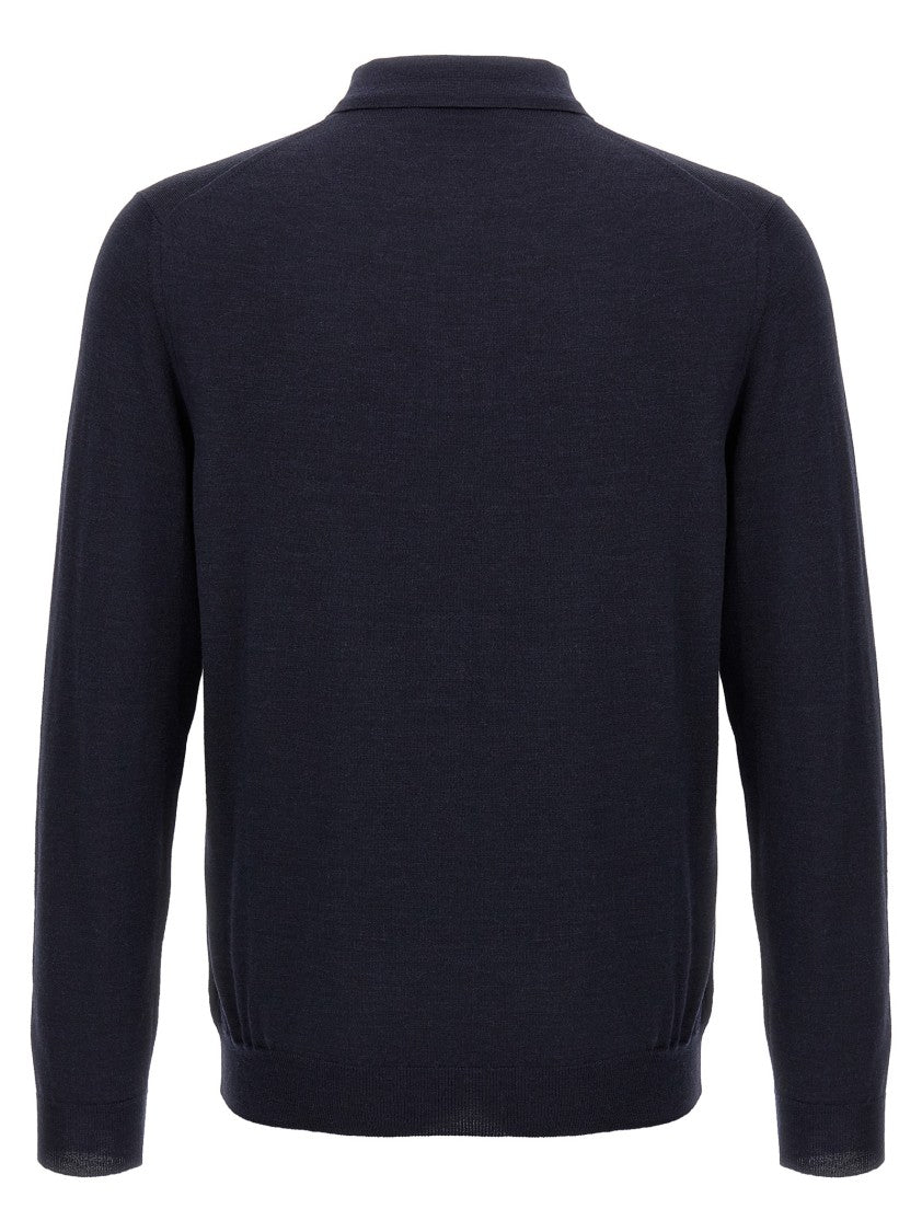 Zanone Virgin Wool Polo Shirt