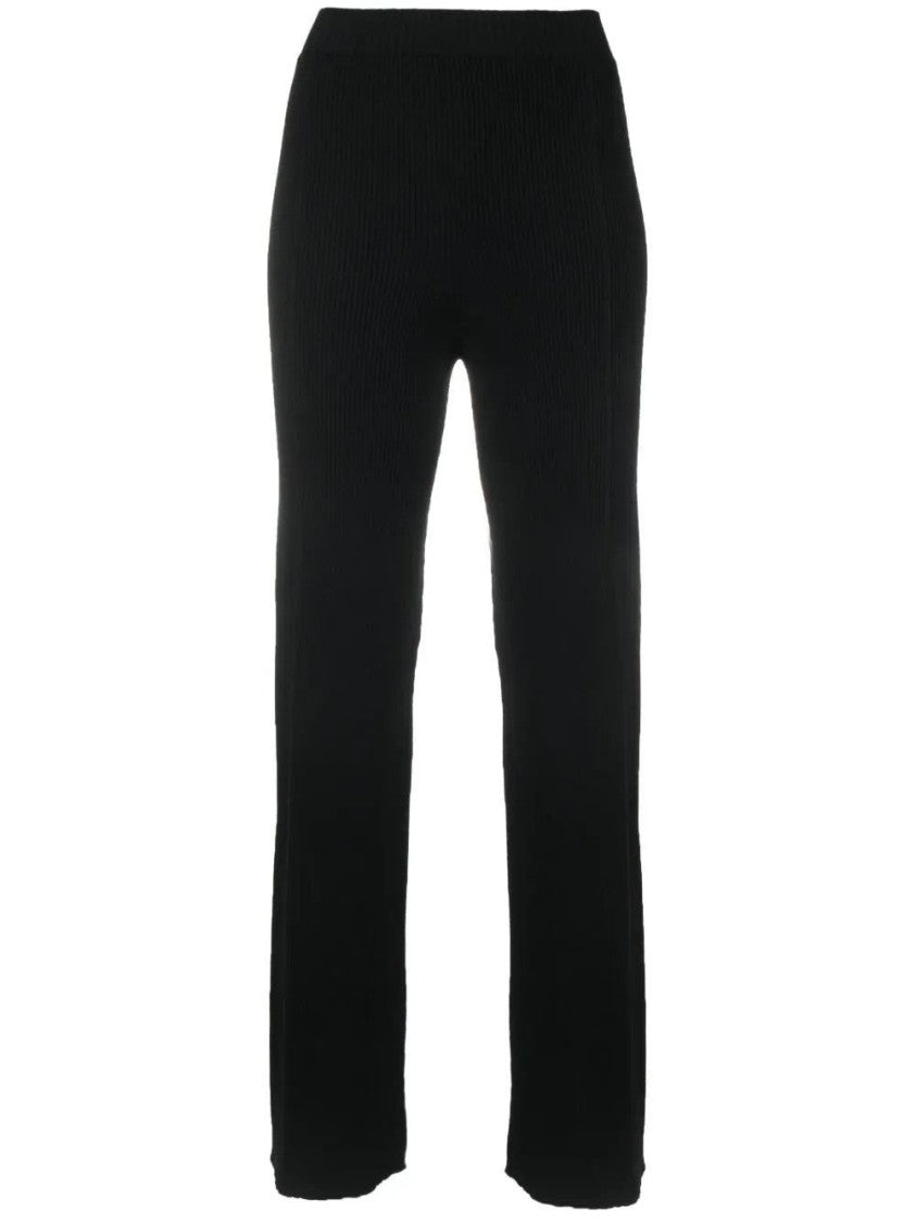 Aeron Ribbed Texture Straight Pants With Effortless Fit
