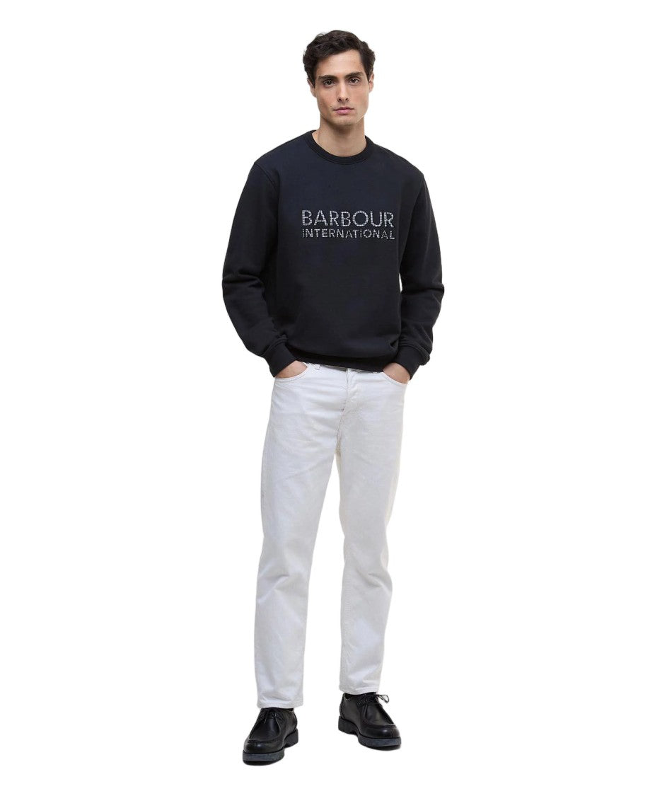 Barbour Bertie Blckstrak Logo Sweatshirt With Iconic Detailing