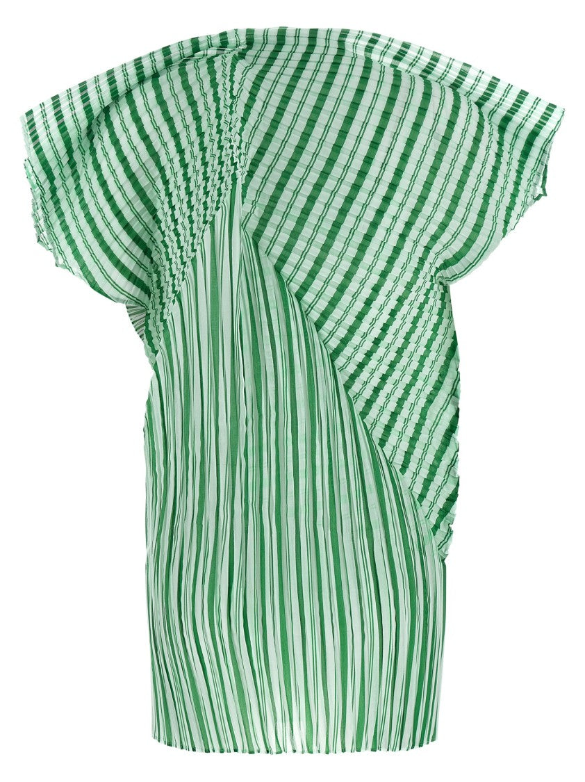 Issey Miyake 'Generic Stripes (Machine Pleats)' Top