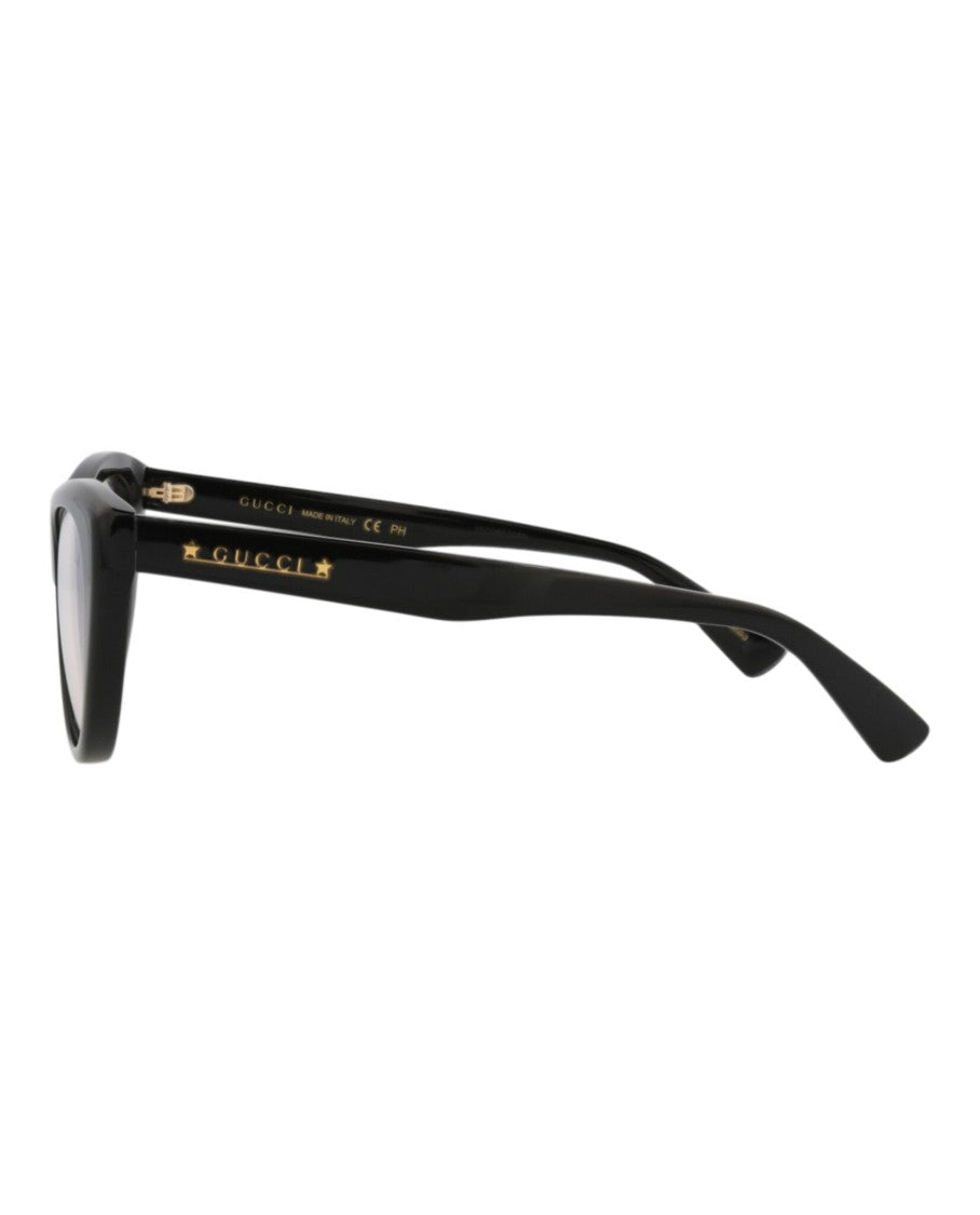 Gucci Cat Eye-Frame Acetate Sunglasses With Saddle Nose Bridge