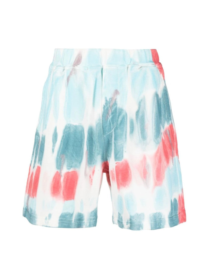 Dsquared2 Tie Dye Distressed Relax Fit Shorts