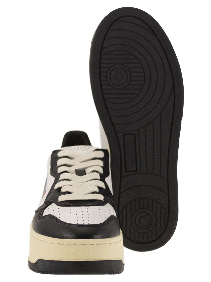 Autry Medalist Platform - Leather Trainers