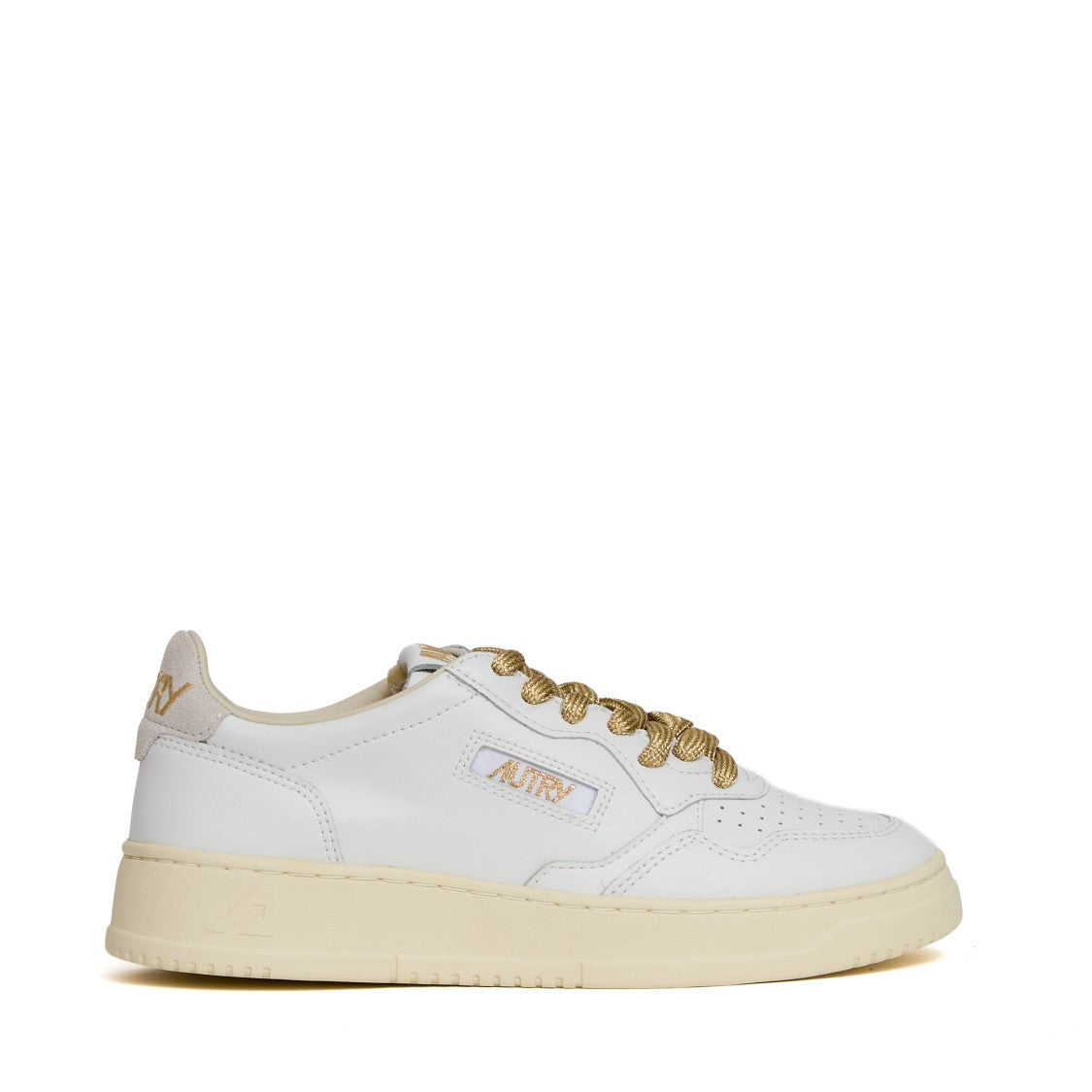Autry Sneakers Medalist Low In Pelle Bianca
