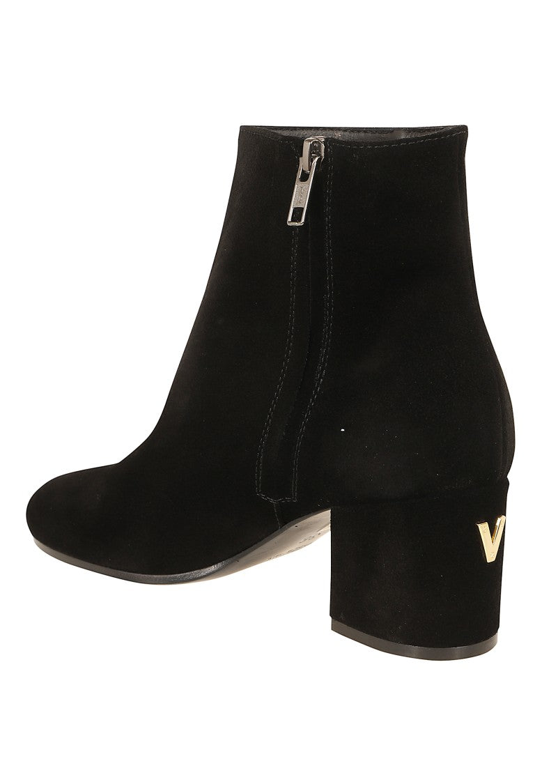 Via Roma 15 Tacco 50 Chic Mini V Suede Ankle Boots