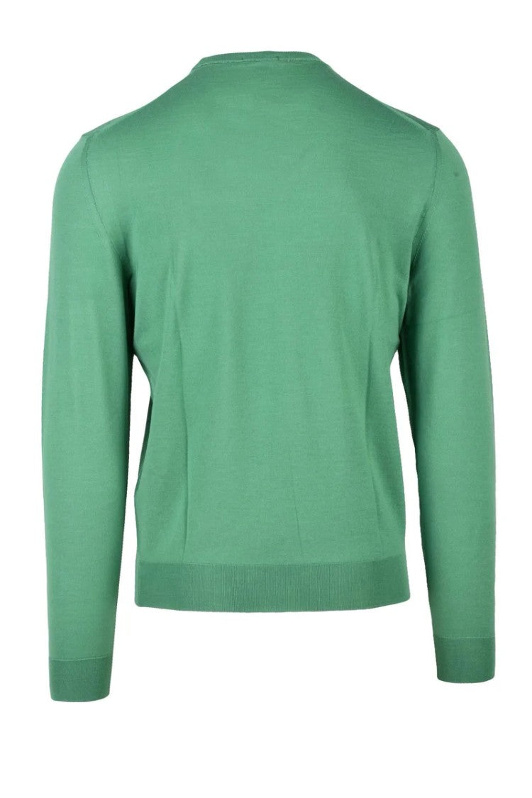 Drumohr Crew Neck Merino Wool Sweater - Mint Green