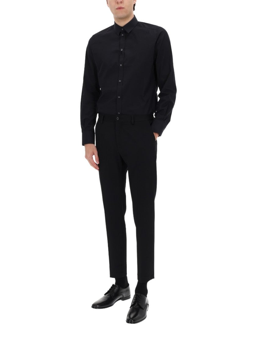 Dolce & Gabbana Tailored Straight Pressed Crease Formal Pants