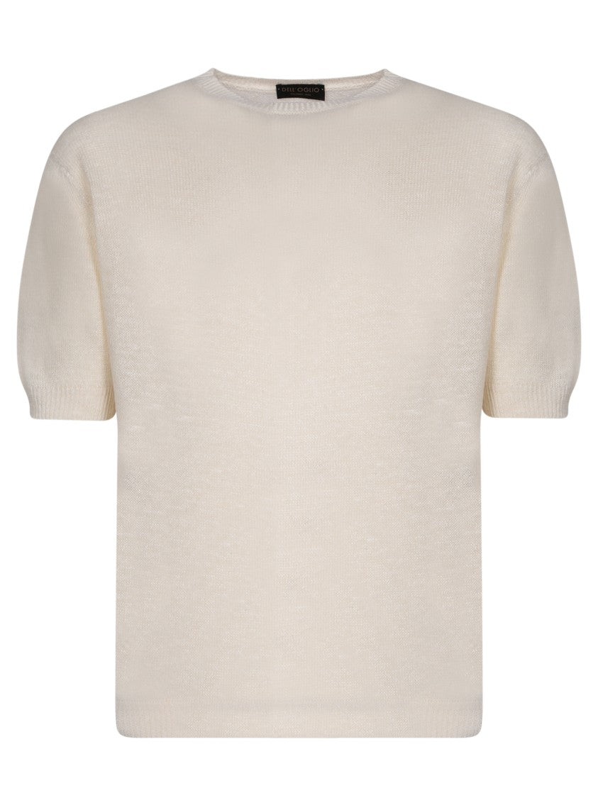 Dell'oglio Relaxed Fit White T-Shirt