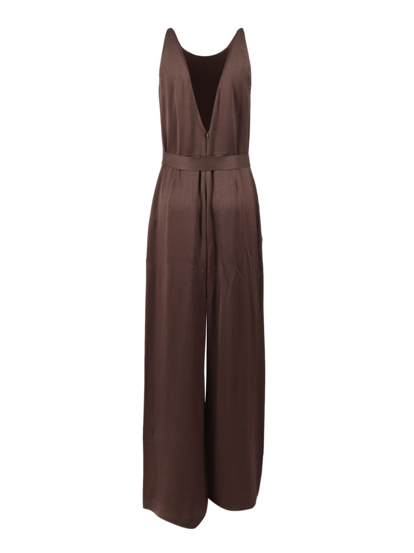 Peserico Sleeveless V Back Midi Dress