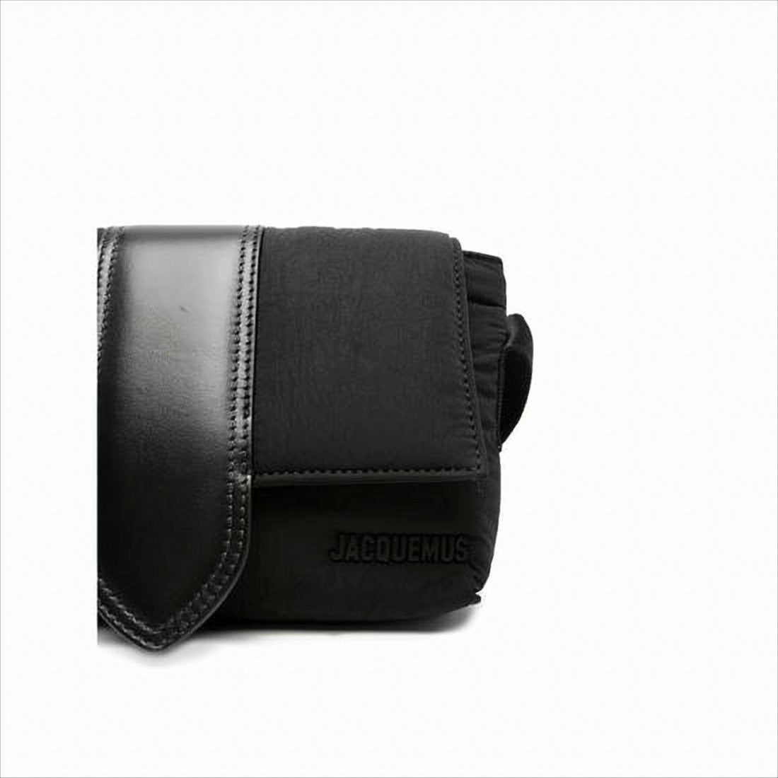 Jacquemus Rectangular Shoulder Bag With Cowhide Leather Accents
