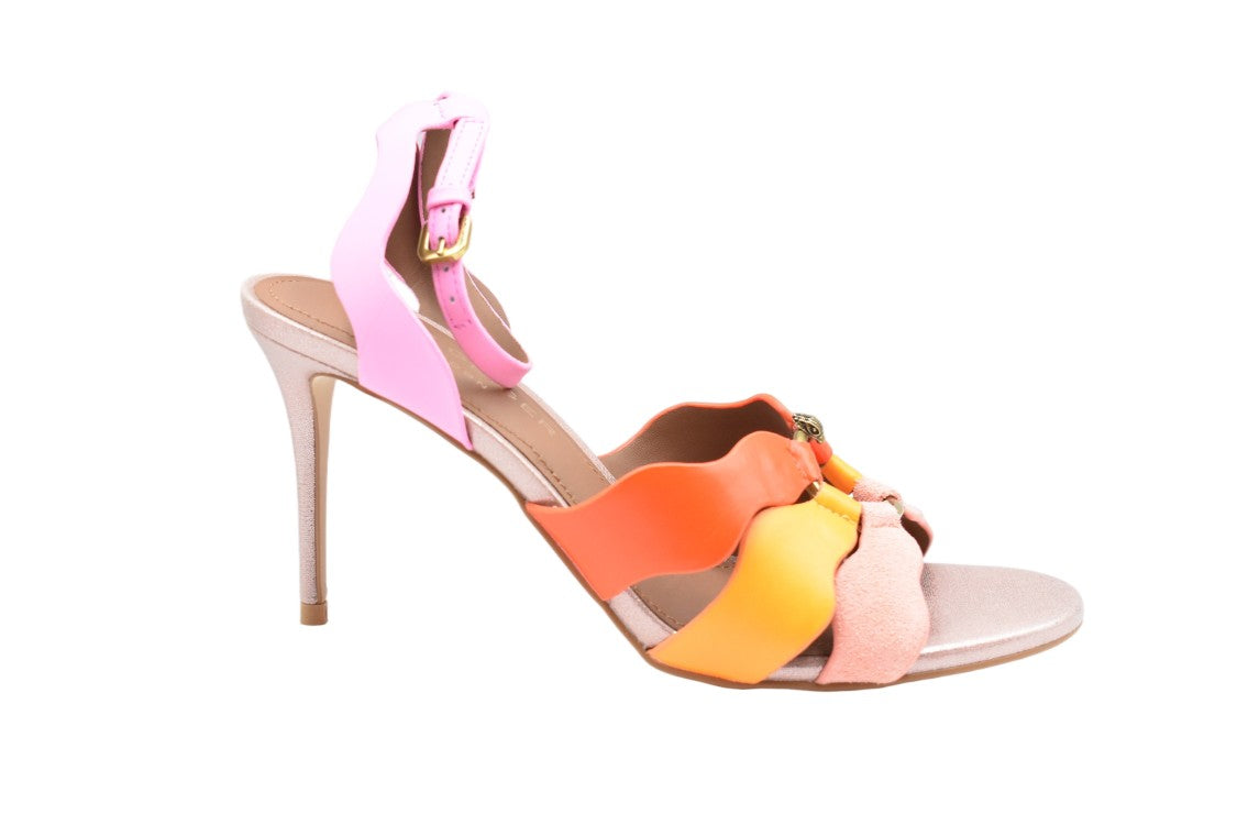 Kurt Geiger Pink Comb Laced Comfort Versatile Shoes