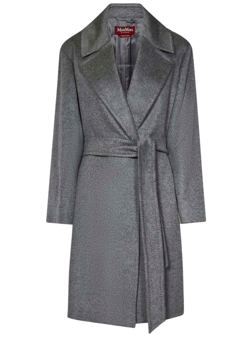 Max Mara Tailored Mid-Length Coat With Wide Lapel
