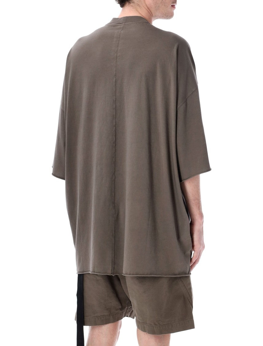 Drkshdw By Rick Owens Tommy T Oversized Cotton Jersey T-Shirt