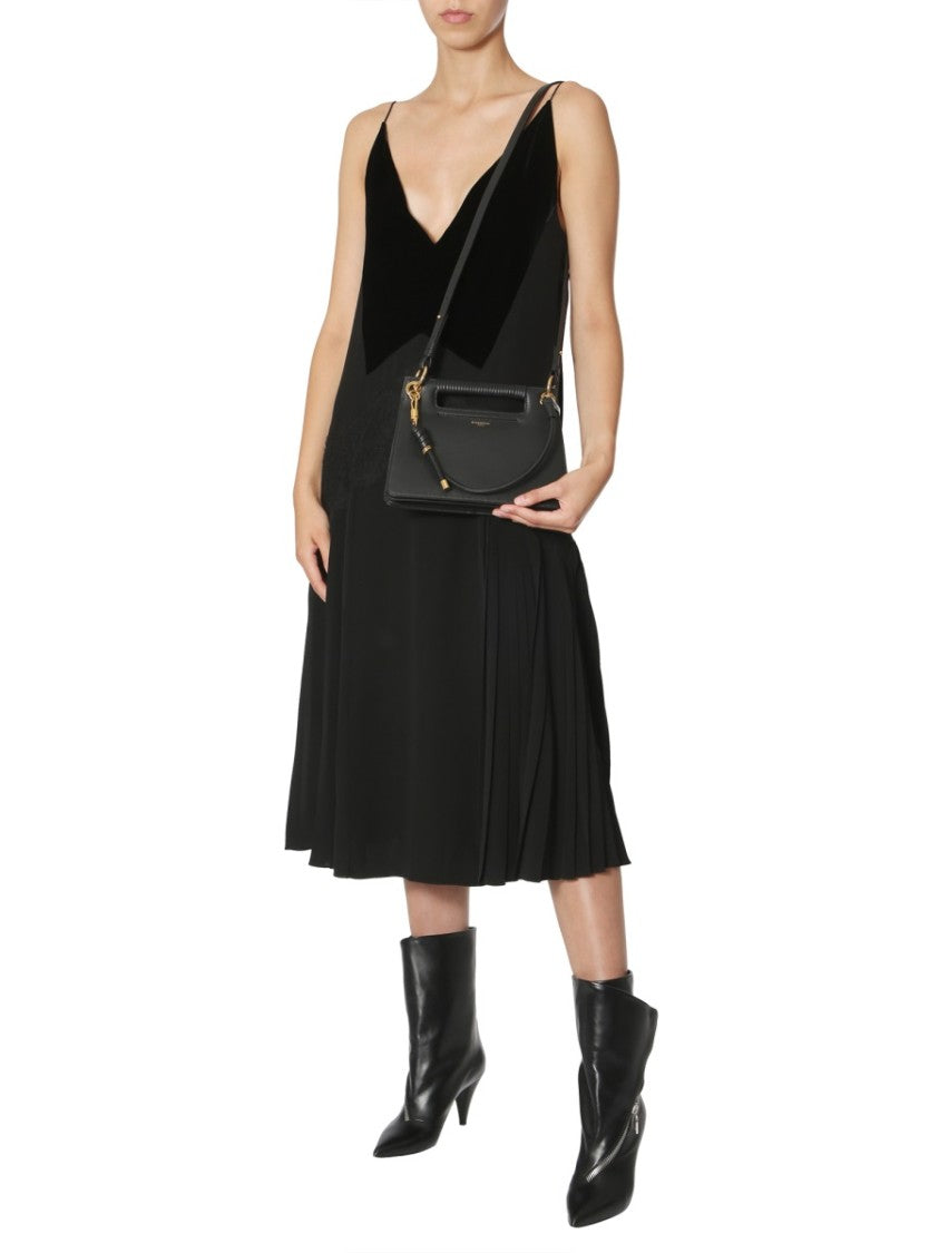 Givenchy Midi Dress With Velvet Neck Detail