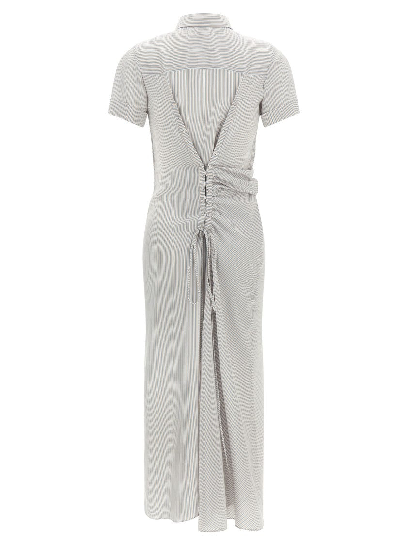 Mcqueen Chemisier Corset Dress