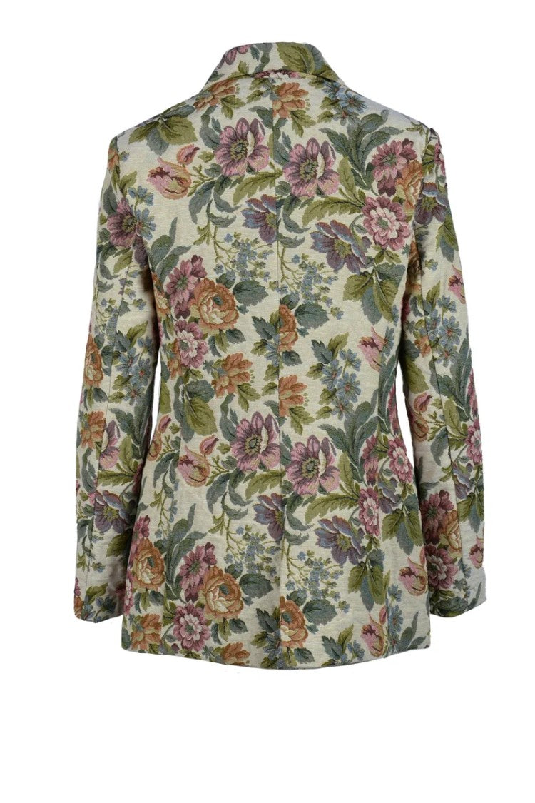 Motel Beige/Green Patterned Jacket