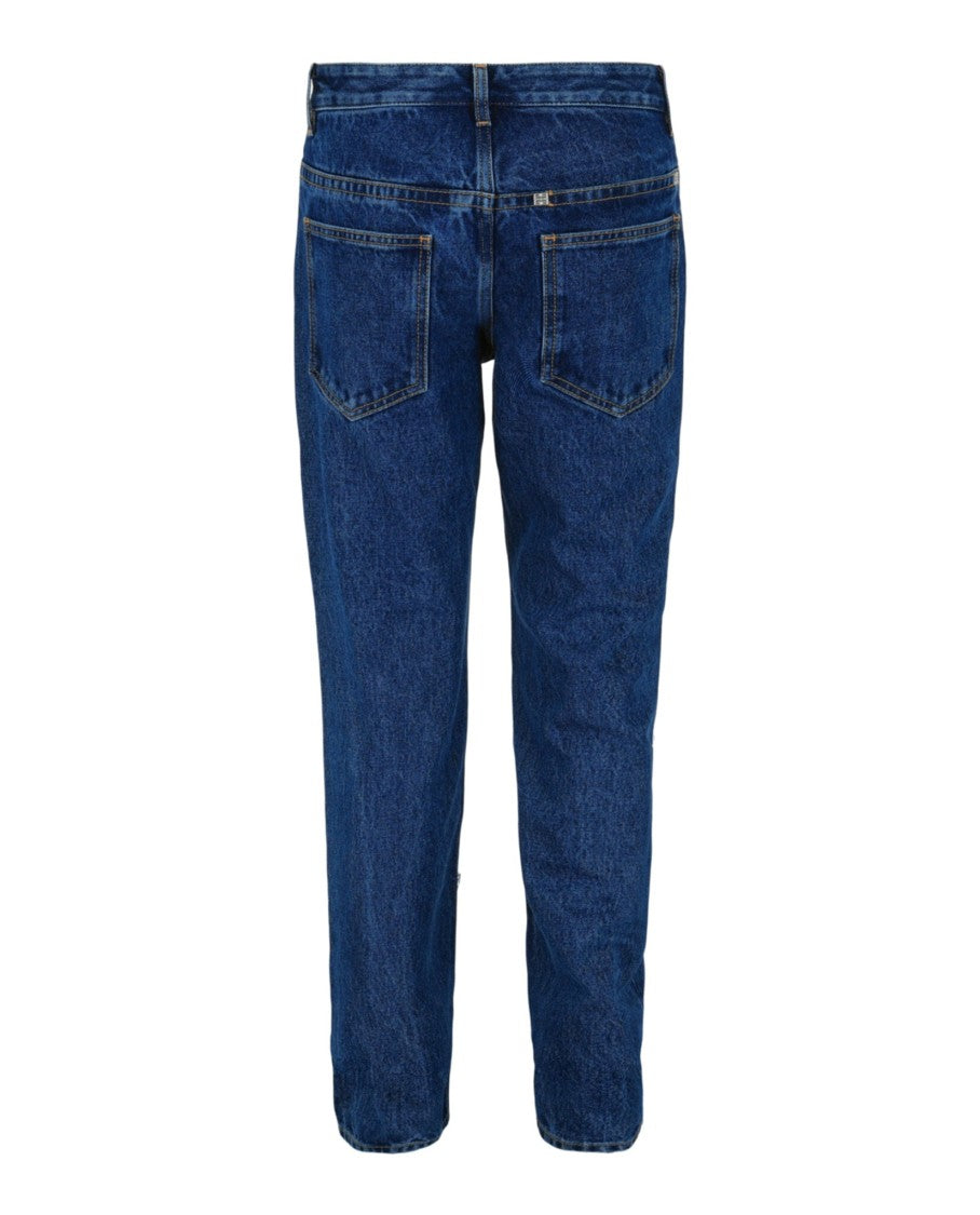 Givenchy Distressed Straight Fit Jeans