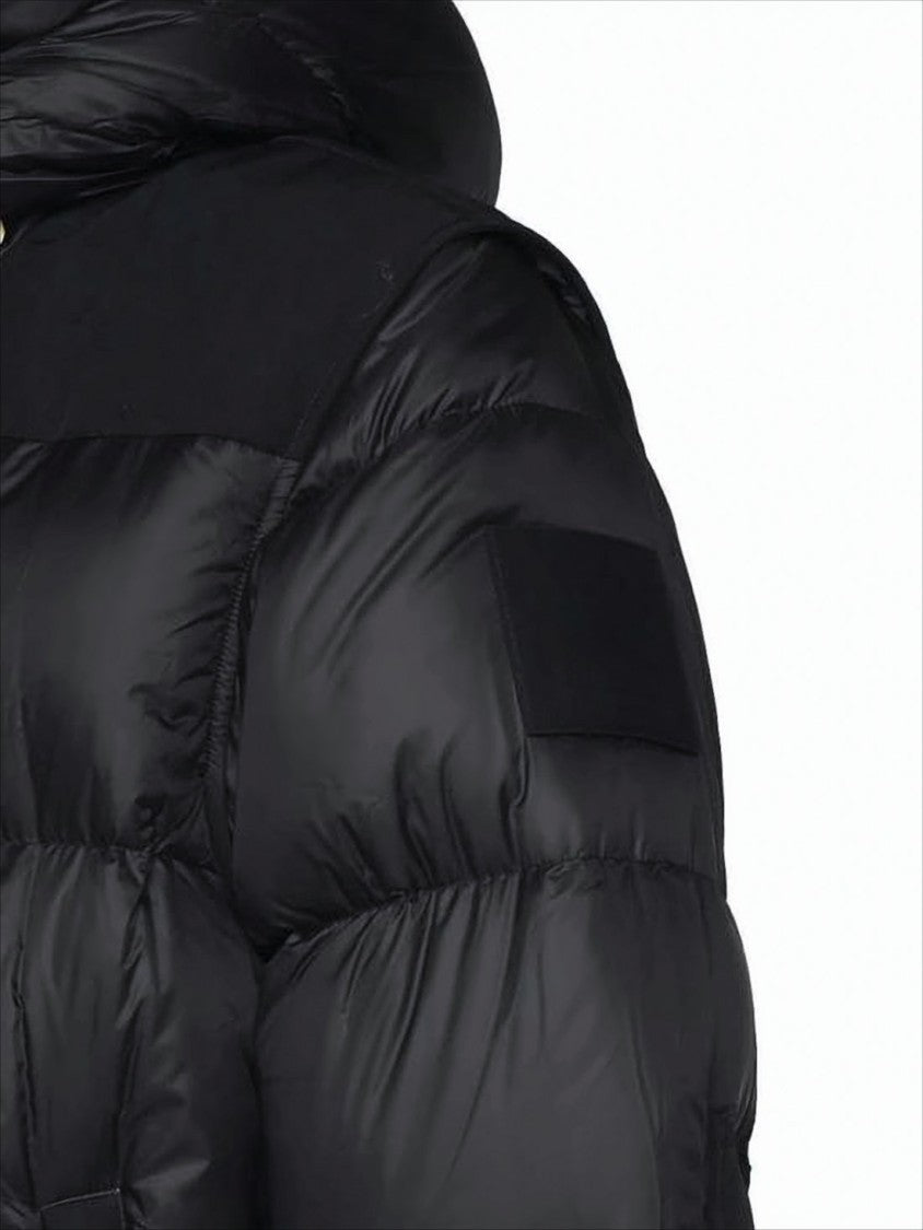 Burberry Horizontal Quilted Puffer Jacket With High Collar