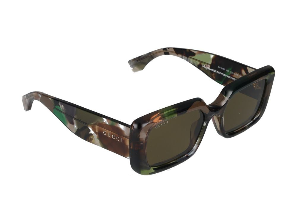 Gucci Sunglasses Gg1906s 002 Green Green Brown 53/19/145