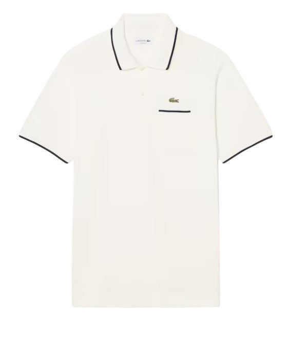 Lacoste Classic Fit White Polo Shirt