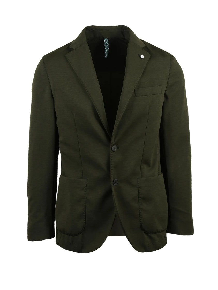 L.B.M. 1911 Stretch Fabric Casual Jacket With Notch Lapels