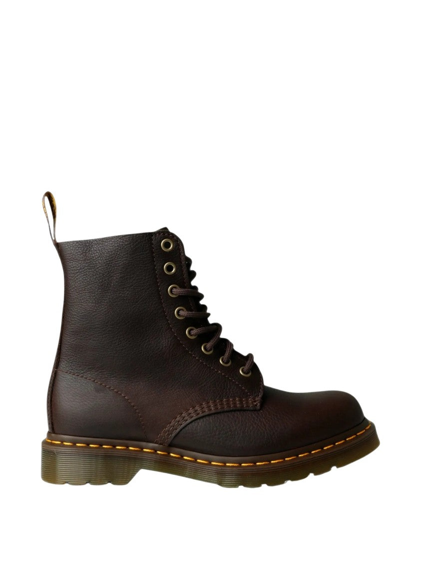 Dr. Martens 1460 Pascal Brown Lace-Up Leather Boots