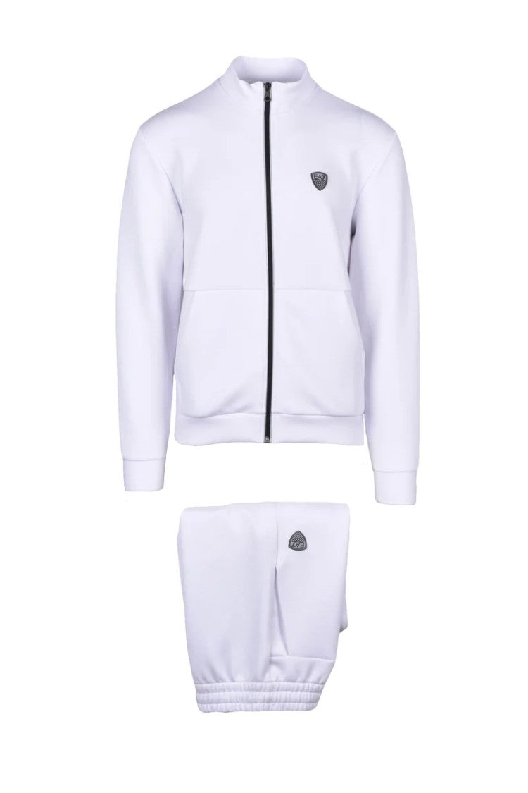 Ea7 Emporio Armani Stretch Jumpsuit Set - White